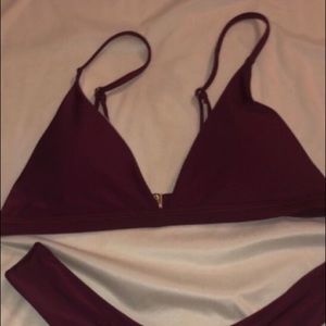 Large Burgundy Bikini